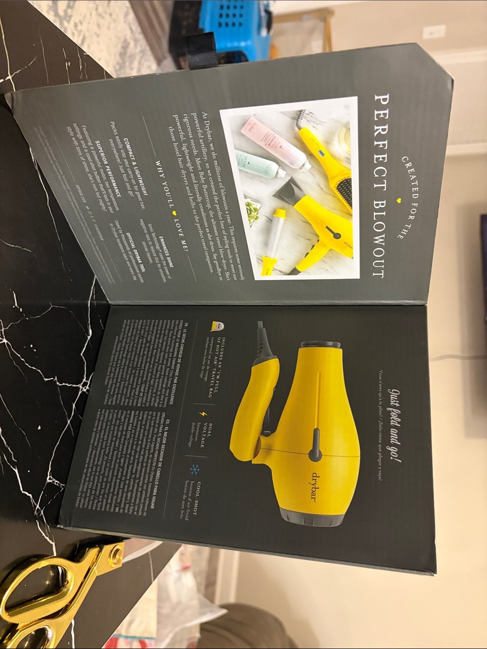 Drybar Baby Buttercup Yellow Travel Hair Dryer BRAND NEW - Picture 3 of 7